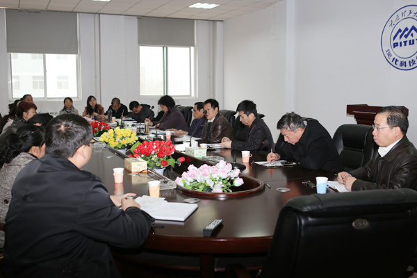 吕明副校长一行来我院调研指导教学工作